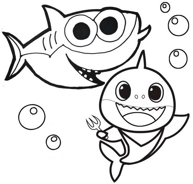 Dos tiburones Bebés