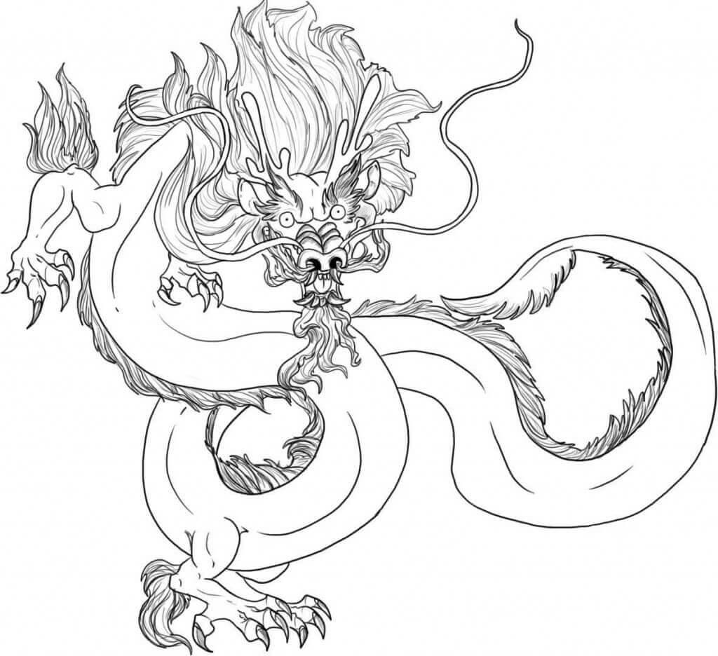 Dragón Chino Aterrador