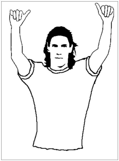 Edinson Cavani Manos Sucias