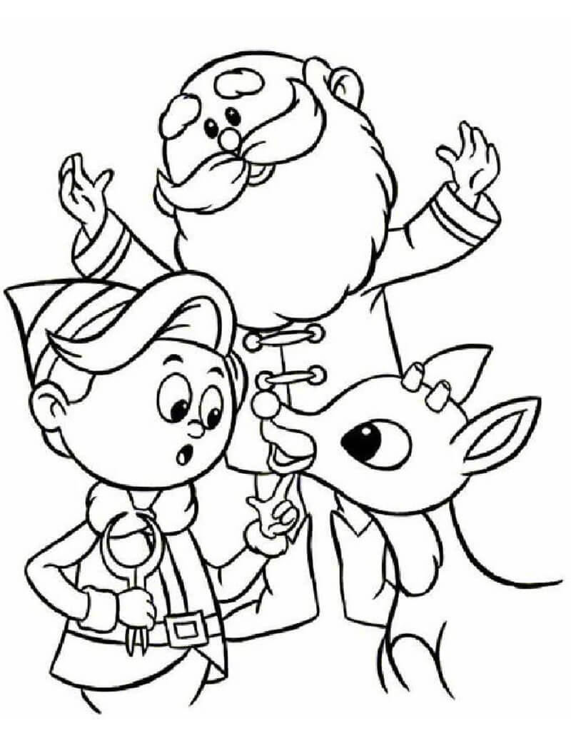 Elfo, Santa y Reno