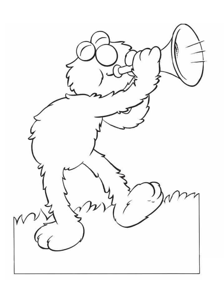 Elmo Soplando Trompeta