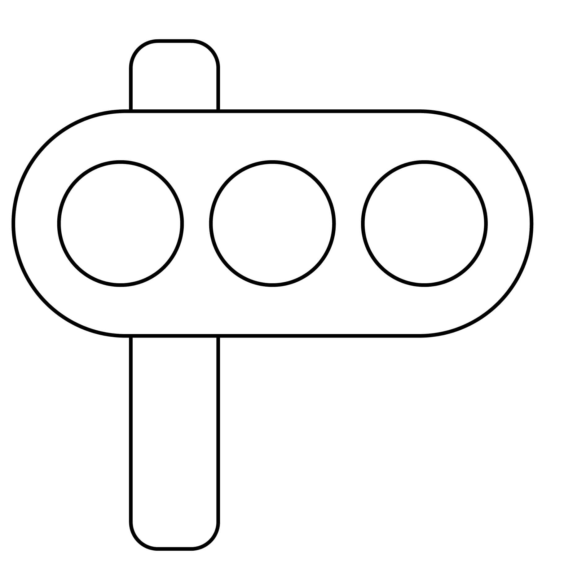 Emoji de Semáforo Horizontal