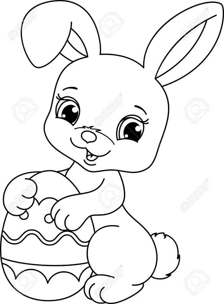 Encantador Conejito de Pascua