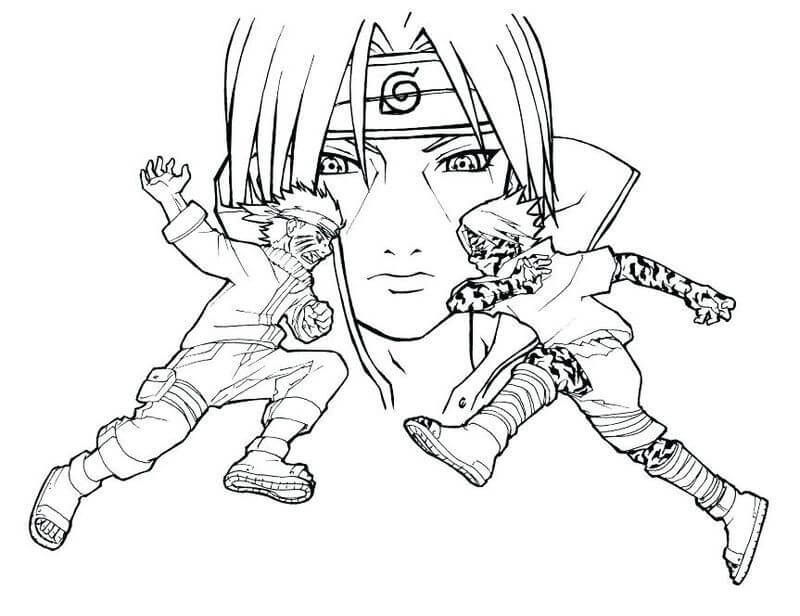 Enfréntate a Itachi y Naruto Luchando Contra Sasuke