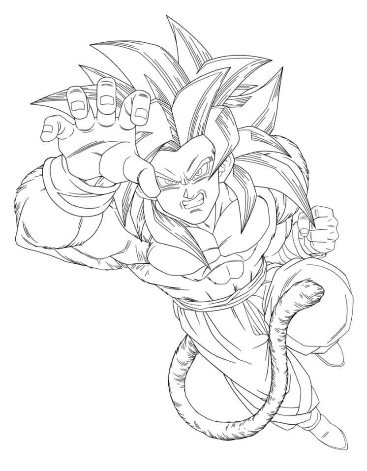 Enojado Goku Ssj4