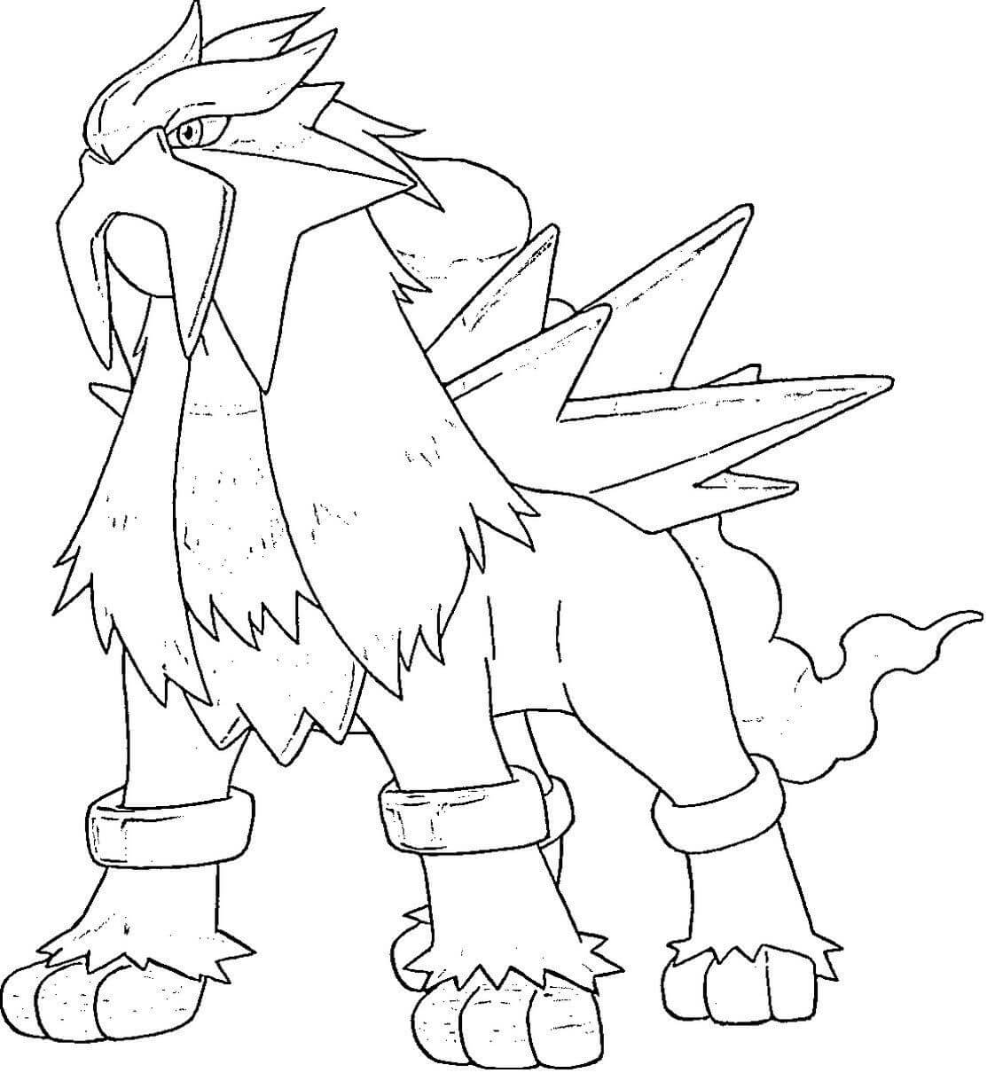 Entei en Pokémon Legendarios