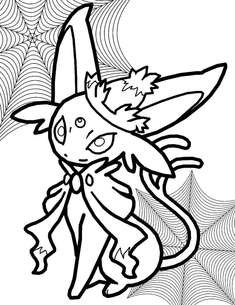 Espeon de Halloween