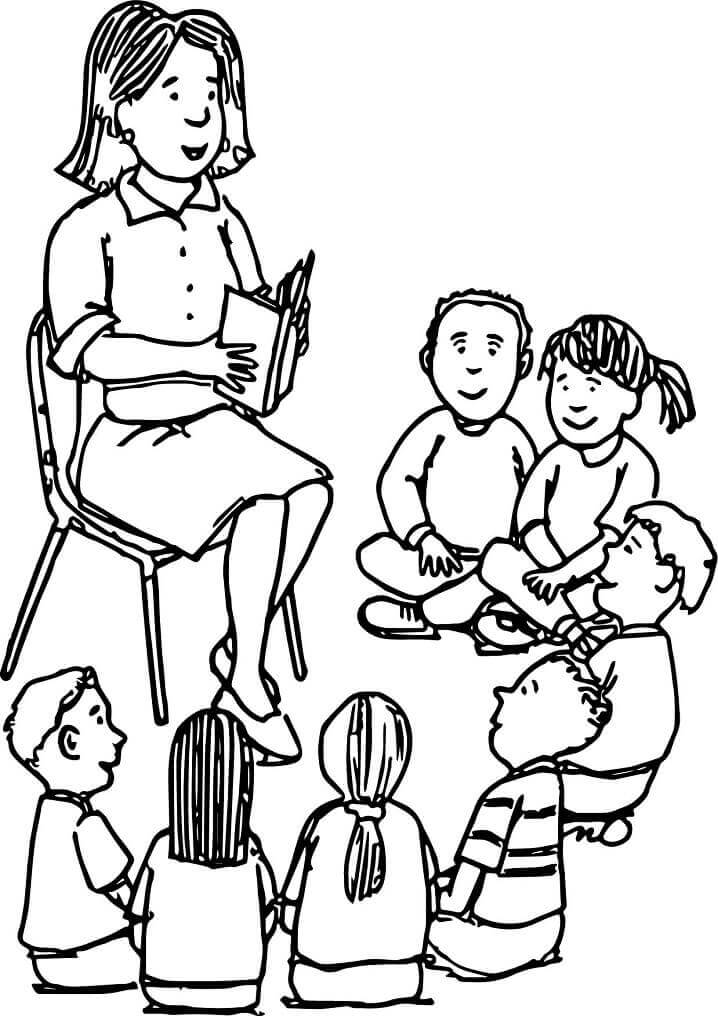 Estudiantes y Profesor