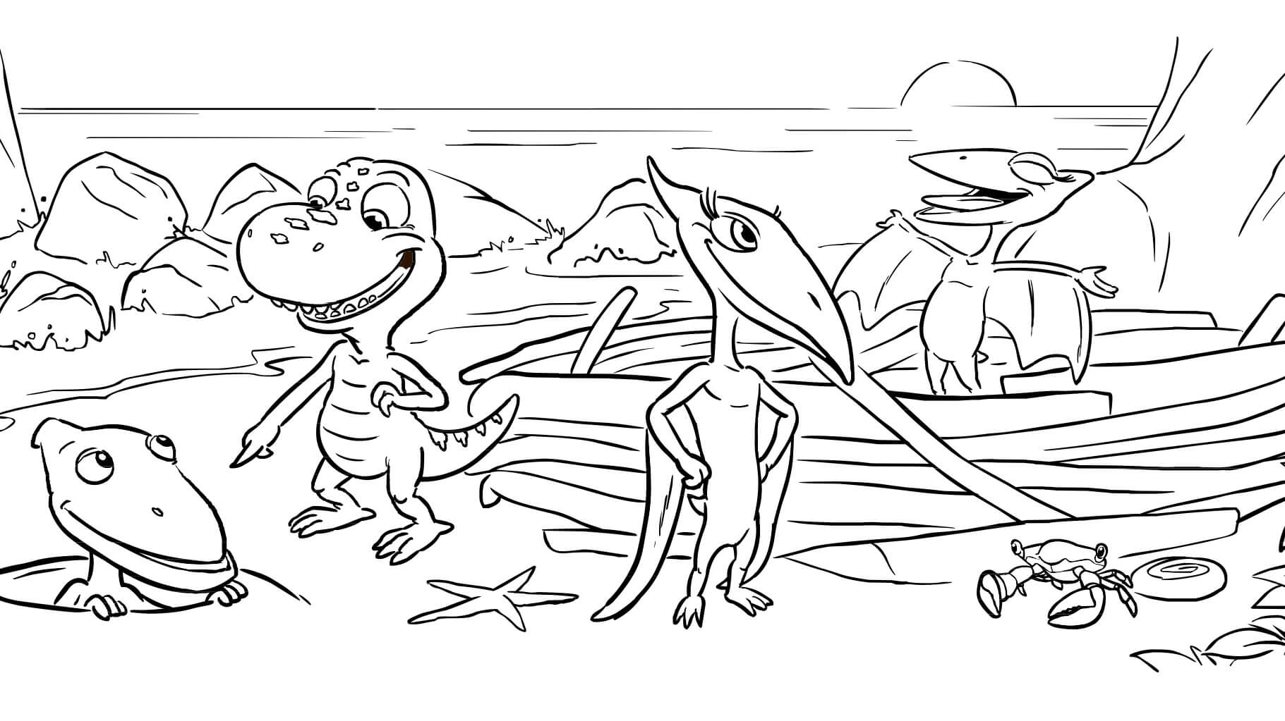 Explorador De La Familia De Dinosaurios