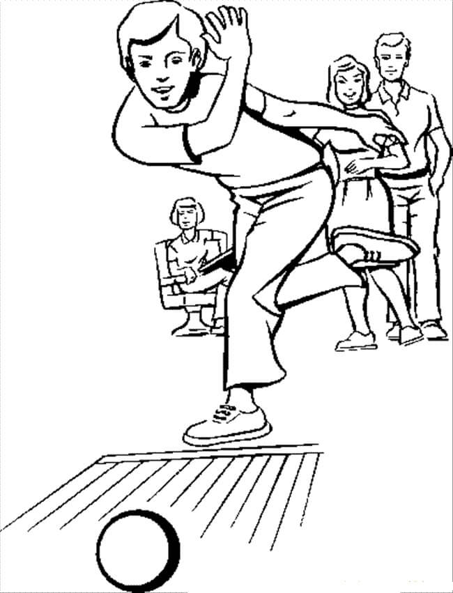 Familia juego Bolos