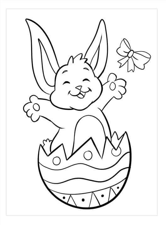 Feliz Conejito de Pascua y Cinta