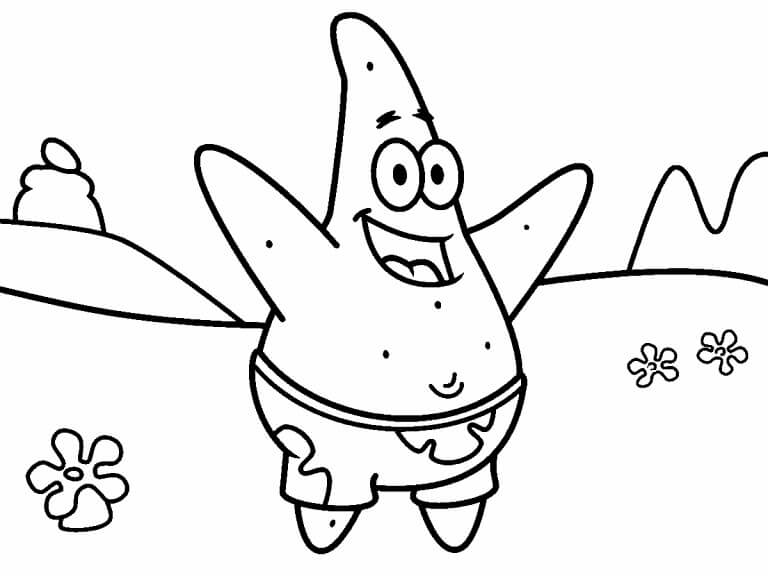 Feliz Patrick Estrella en la Playa