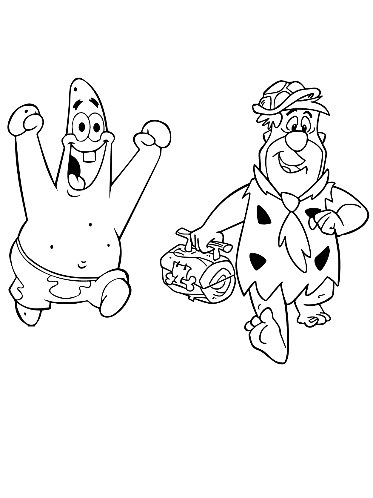 Pedro Picapiedra y Patrick