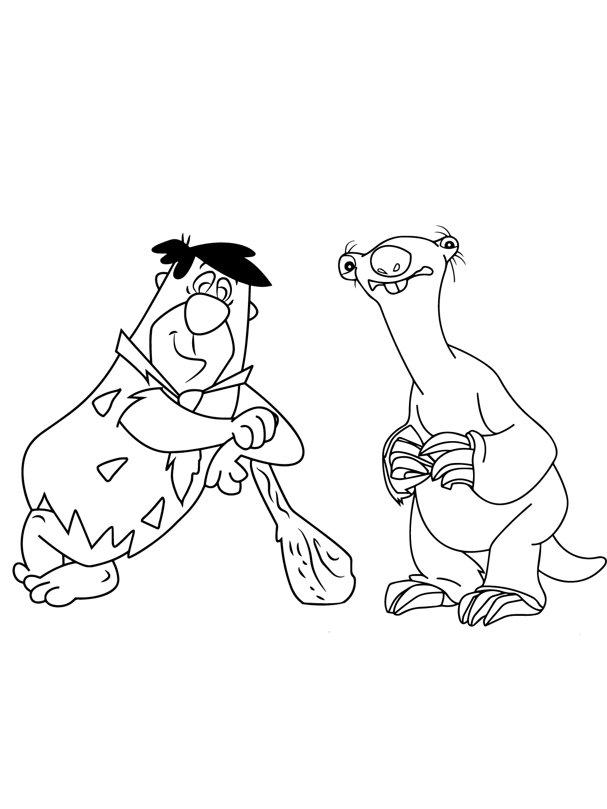 Los Picapiedras y Sid