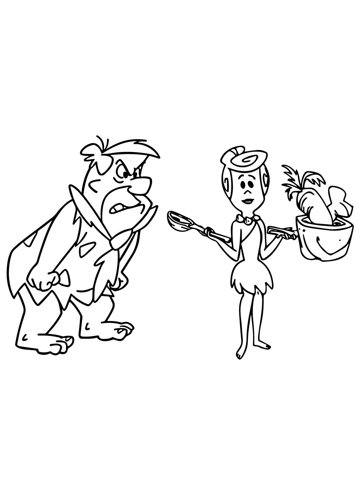 Vilma con Pedro enojado