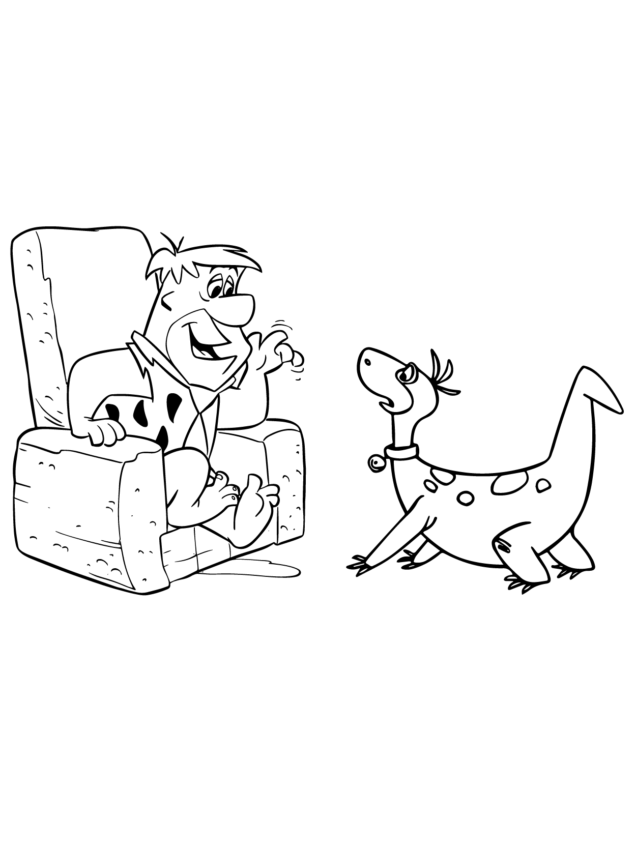 Pedro y Dino conversando