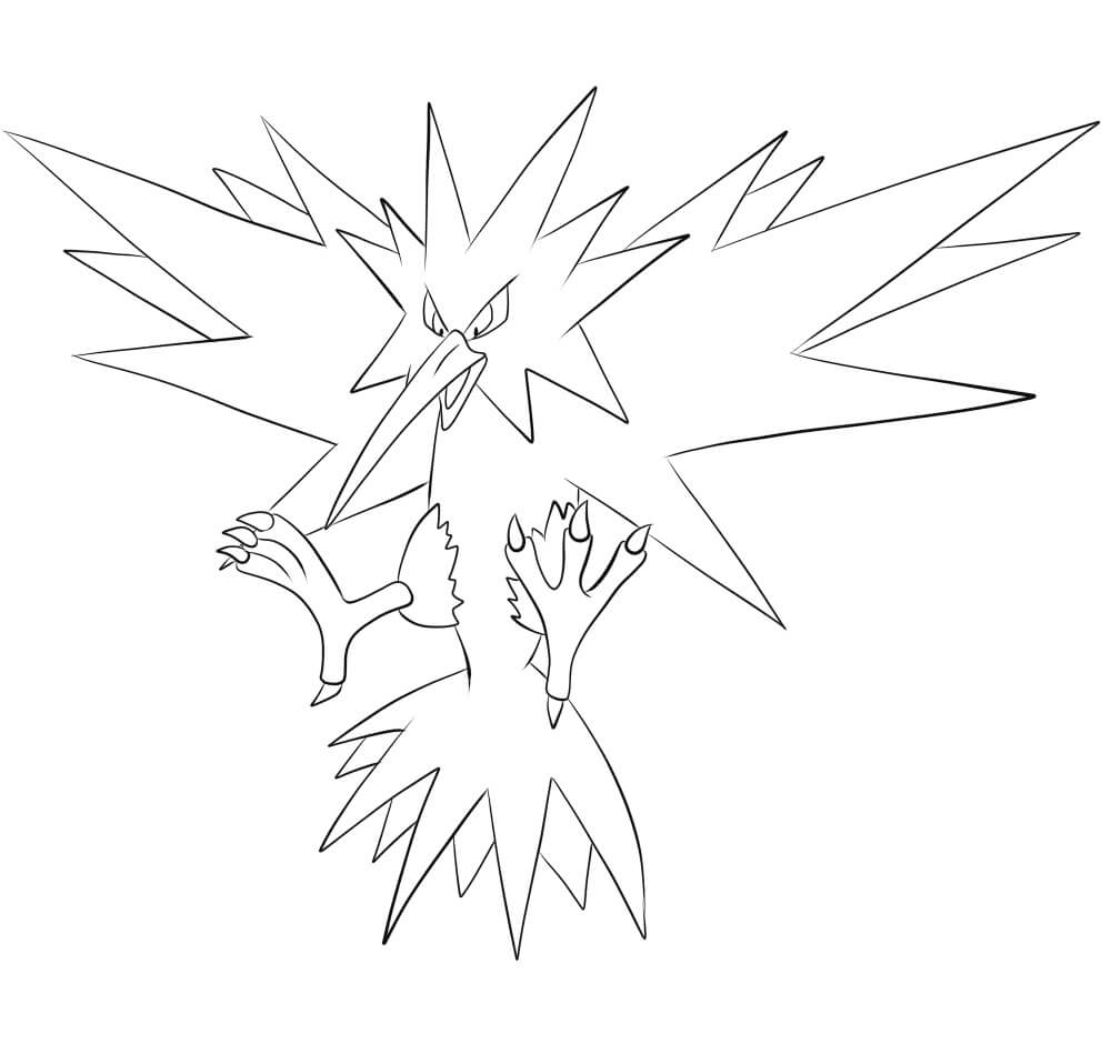 Forma Galariana de Zapdos en Pokémon Legendarios