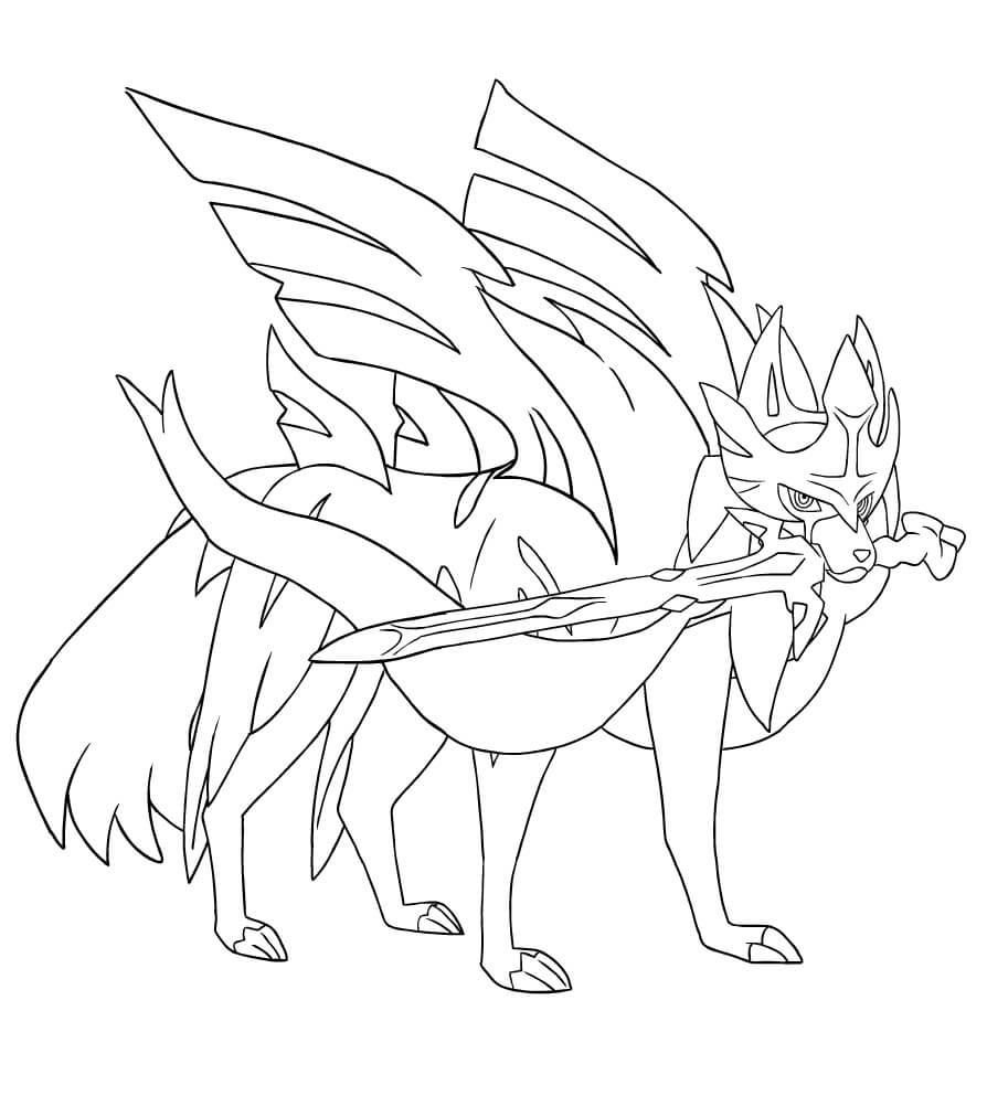 Forma de Héroe de Muchas Batallas de Zacian