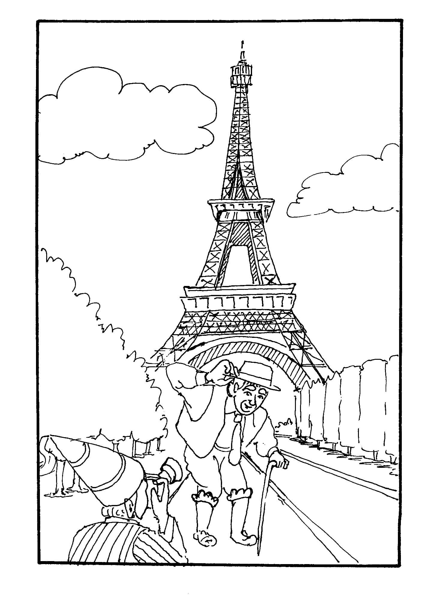 Fotógrafo y Anciano en Paris