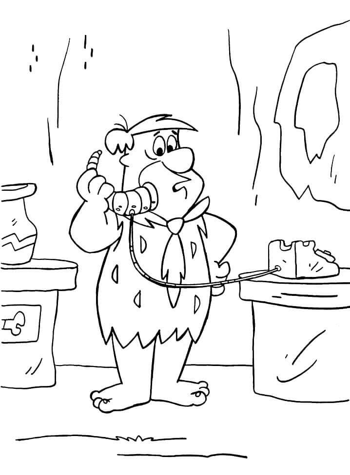 Fred Flintstone Llamando
