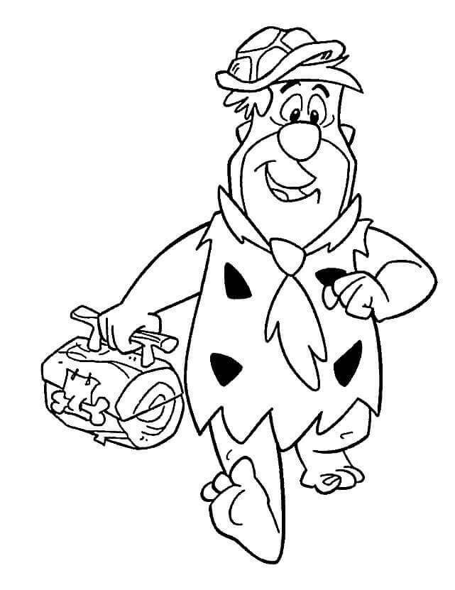 Fred Flintstone Trabajando