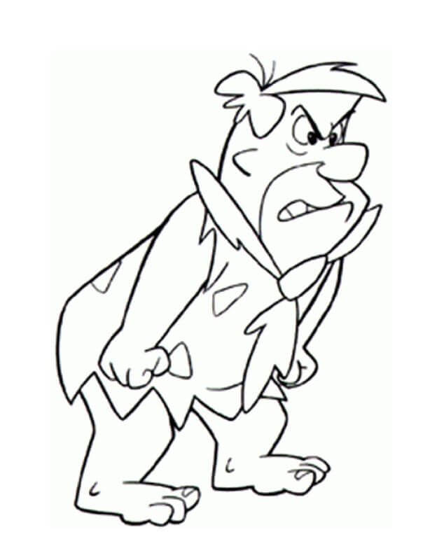 Fred Flintstones Enojado