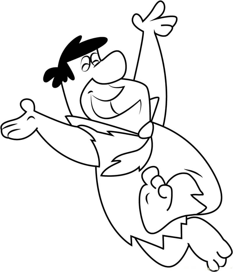 Fred Flintstones Feliz