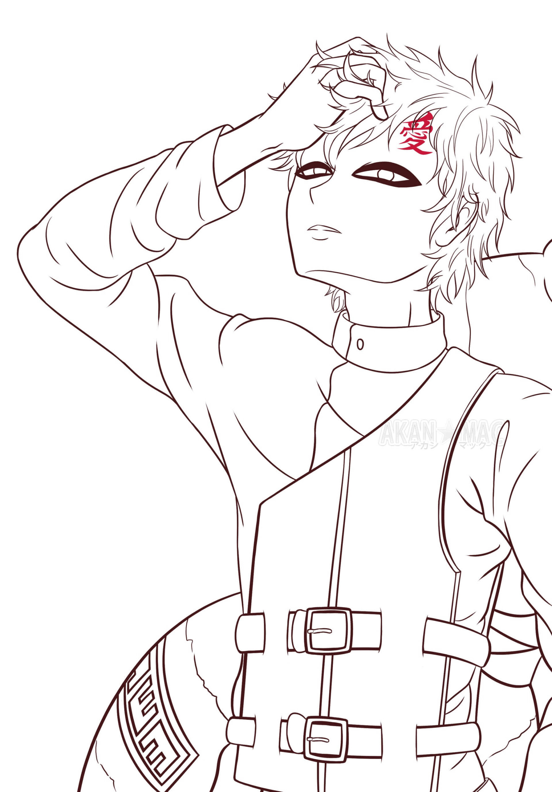 Gaara Imprimible