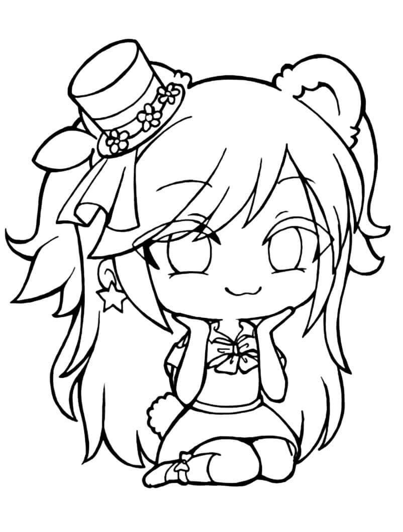 Gacha Life Kawaii Sentado