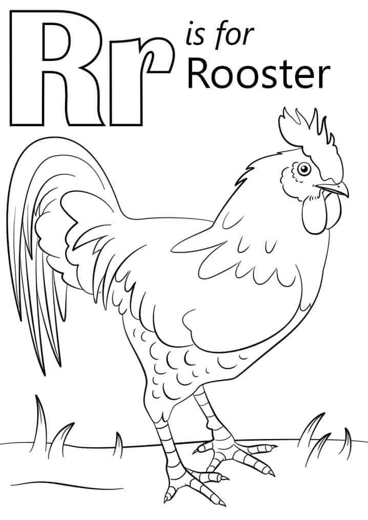 Gallo Fresco Letra R