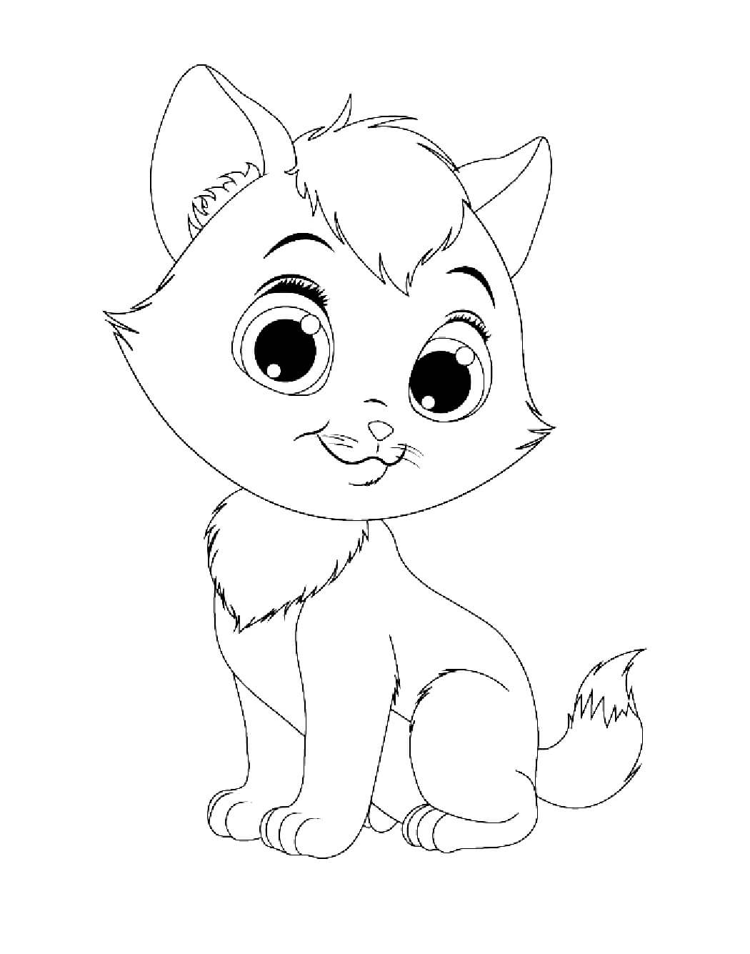 Gatito con Ojos