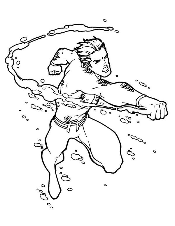 Genial golpe de Aquaman