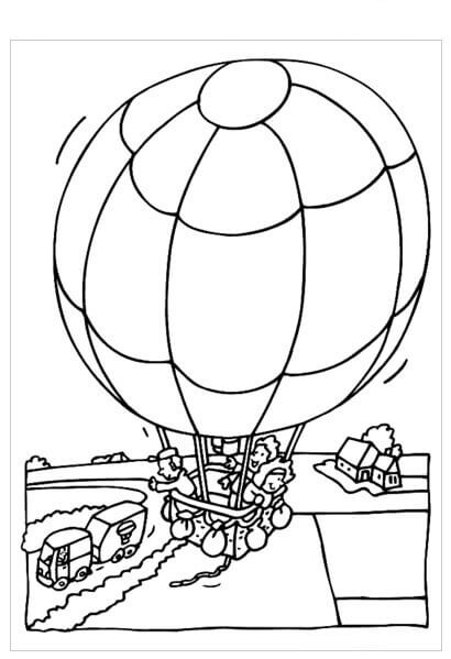 Globo Aerostático en el Campo