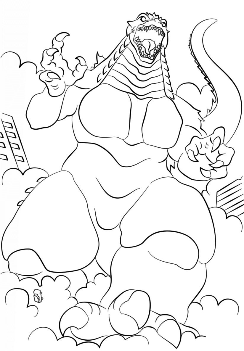 Godzilla Atacando