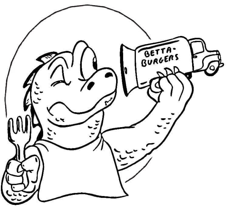 Godzilla Buscando comida