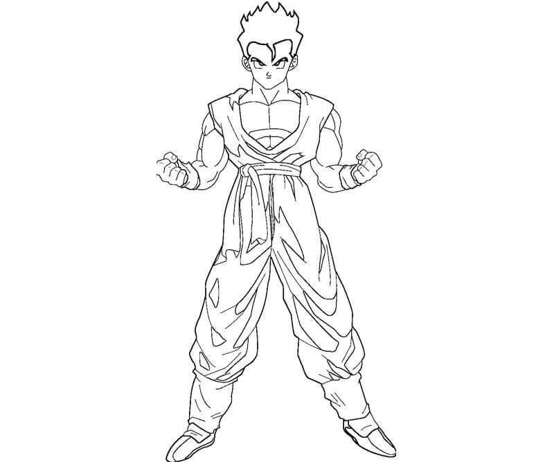 Gohan Sonriendo
