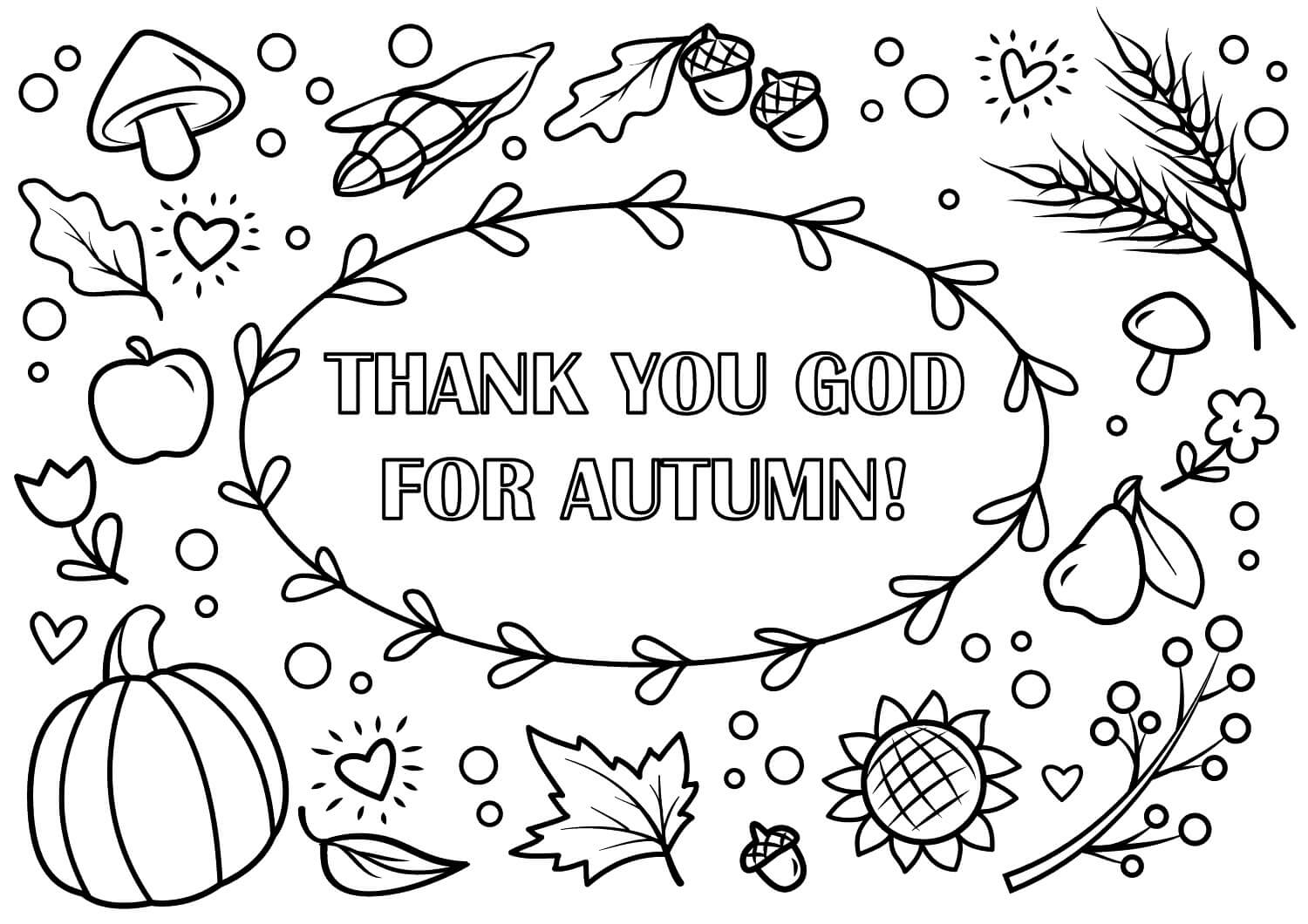 Gracias Dios por el Otoño