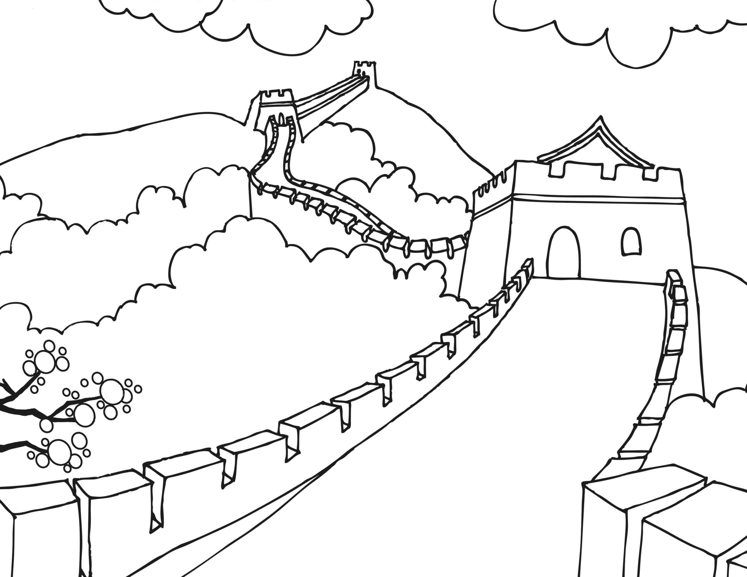 Gran Muralla con Nubes