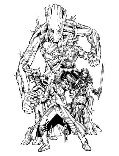 Groot y Amigos