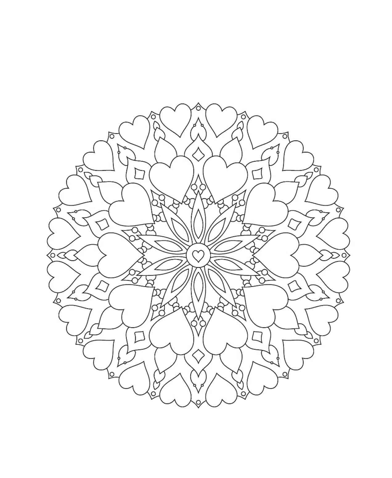 Gráficos Gratuitos de Mandala de Corazón