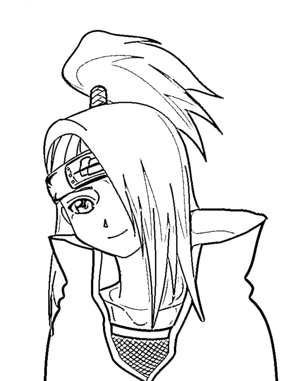 Guapo Deidara Sonriendo