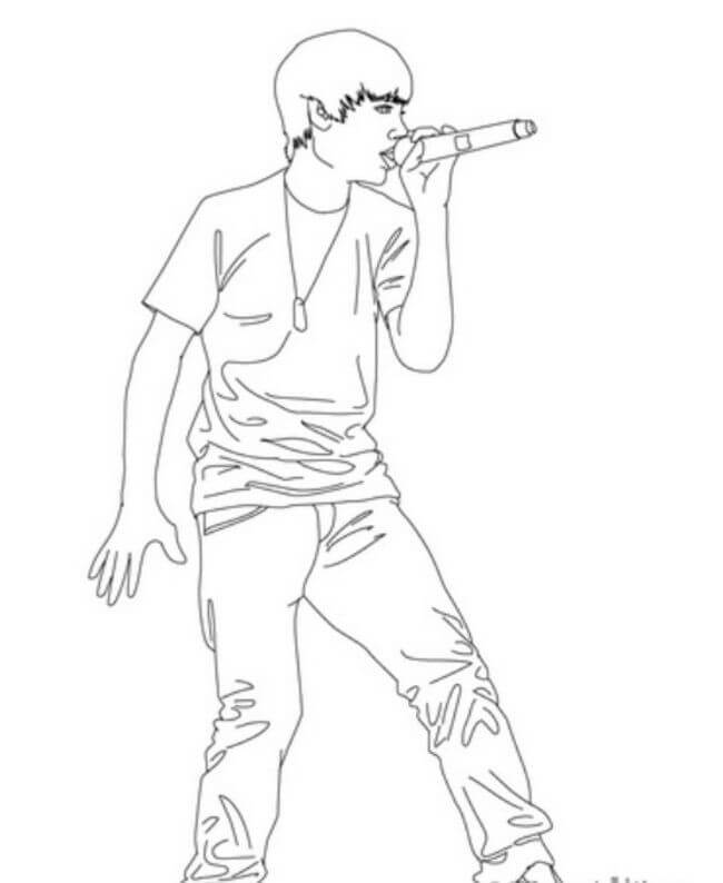 Guapo Justin Bieber Cantando
