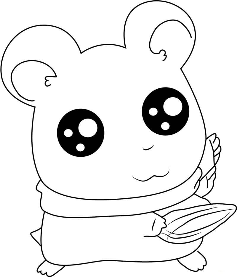 Hamtaro con Grandes Ojos