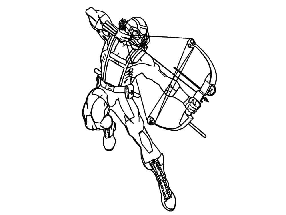 Hawkeye para Imprimir Gratis