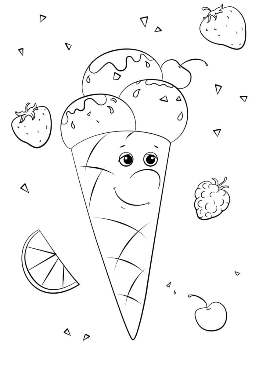 Helado Sonriendo