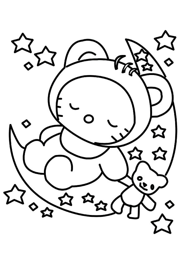 Hello Kitty Durmiendo