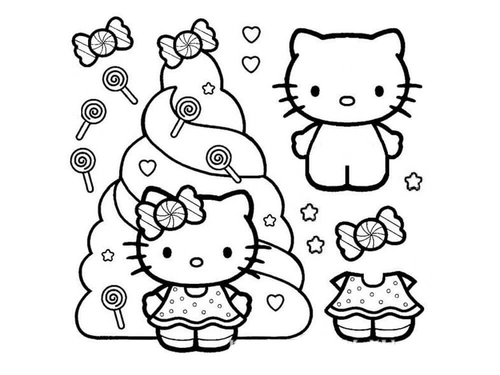 Hello Kitty con Dulces