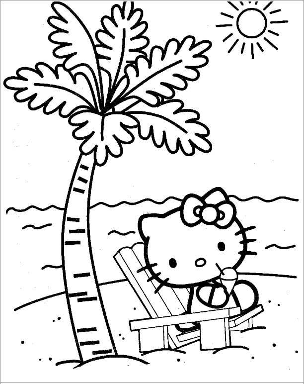 Hello Kitty en la Playa