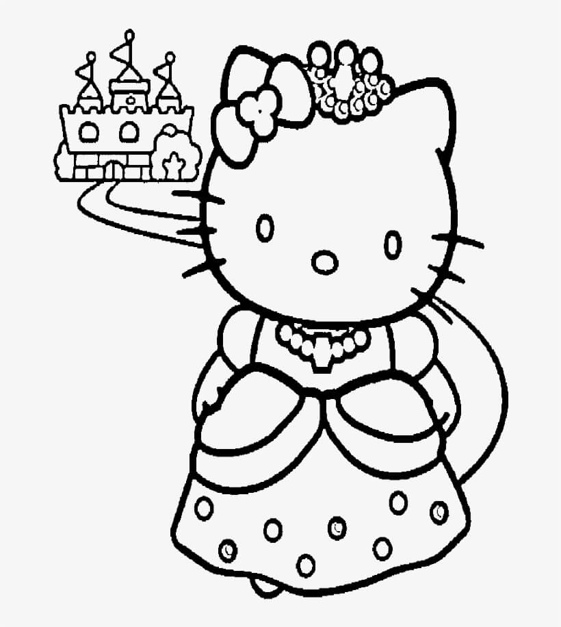 Hello Kitty y un Bonito Castillo