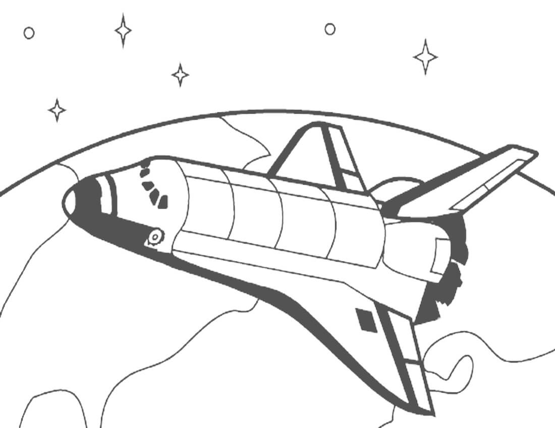 Hermosa nave Espacial